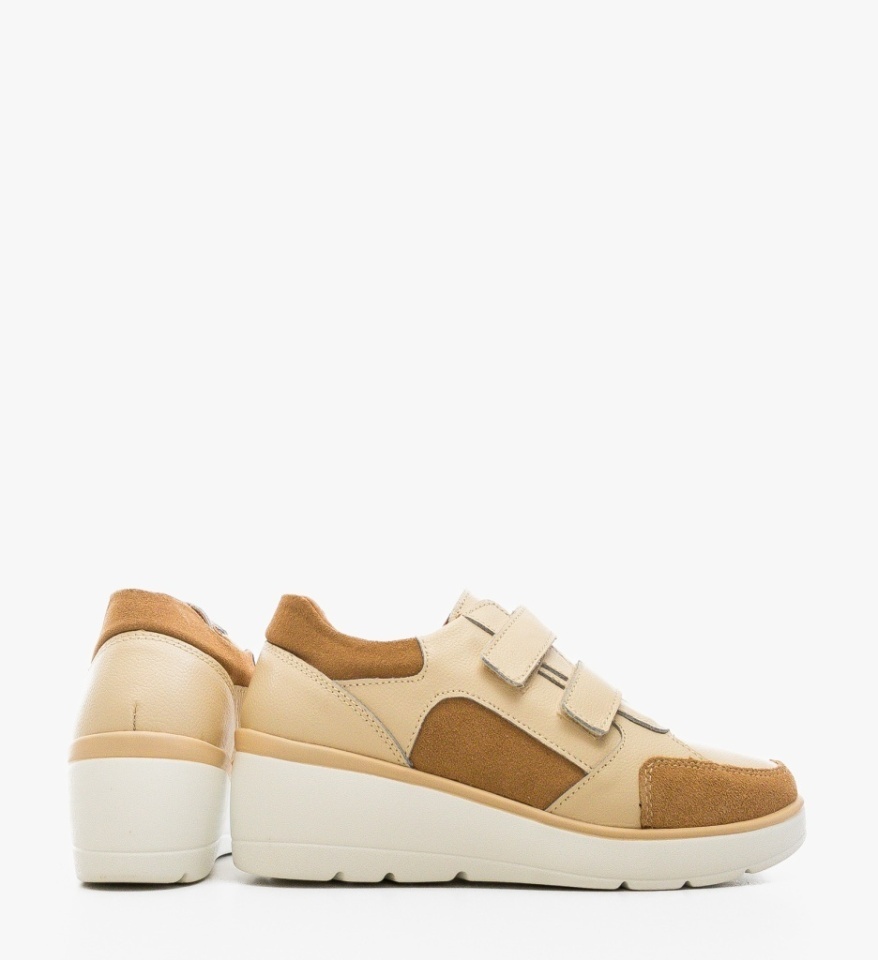 Pantofi Casual Cleon Bej - Img 3