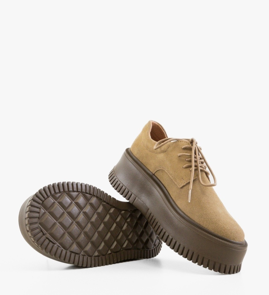 Pantofi casual dama Benve Bej 2 - Img 2
