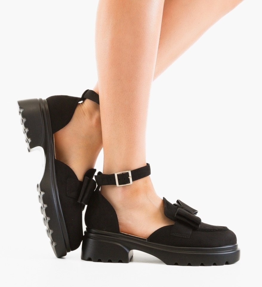 Pantofi casual dama Caradon Negri - Img 6