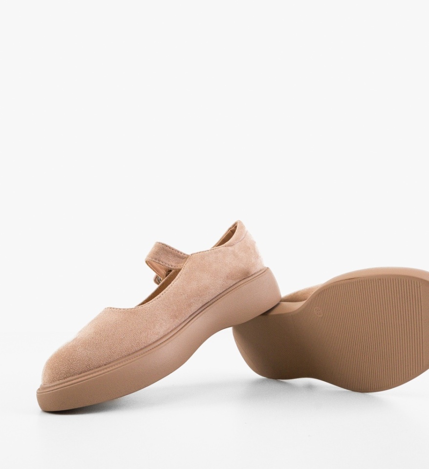 Pantofi Casual dama Eowin Bej - Img 2