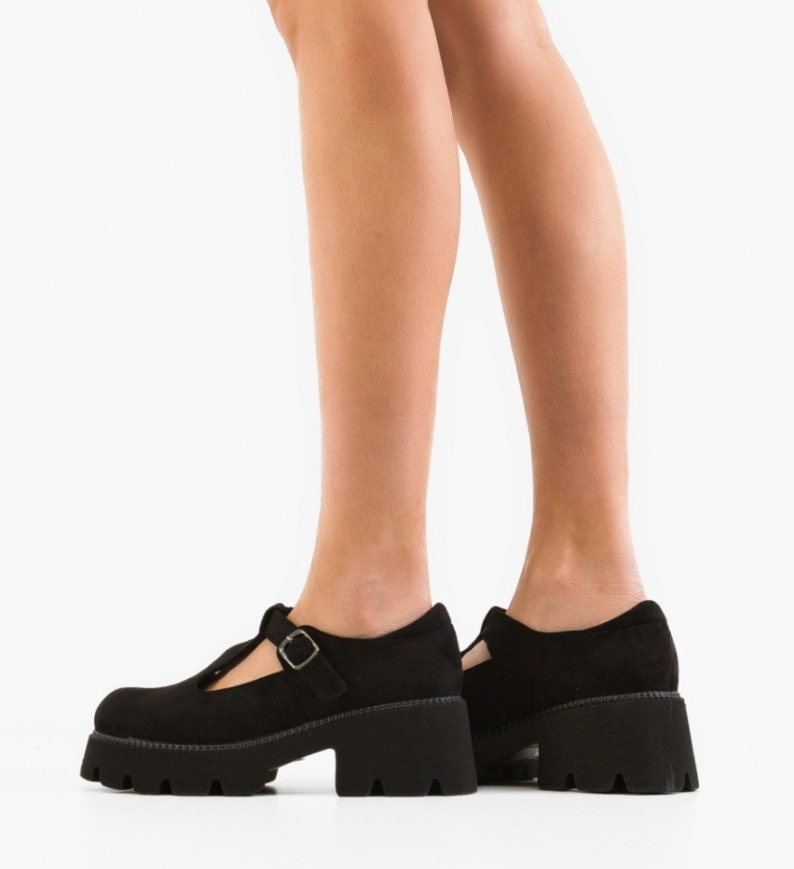 Pantofi Casual dama Fabox Negri 2 - Img 6