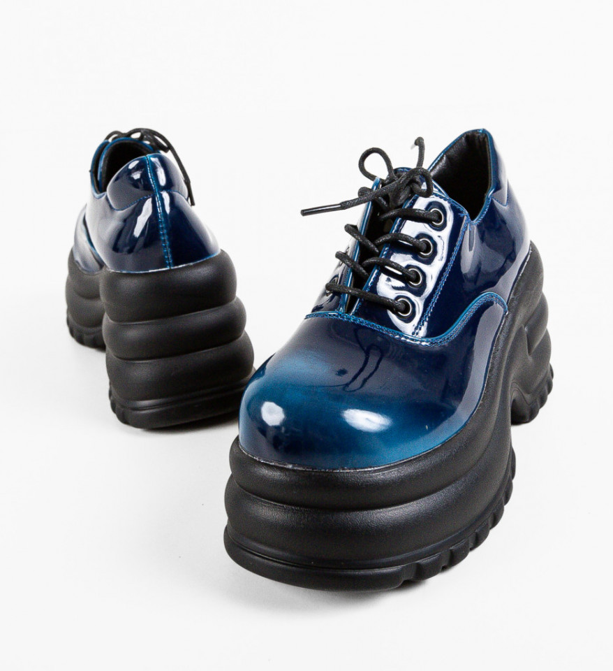 Pantofi Casual dama Genevya Albastri - Img 2