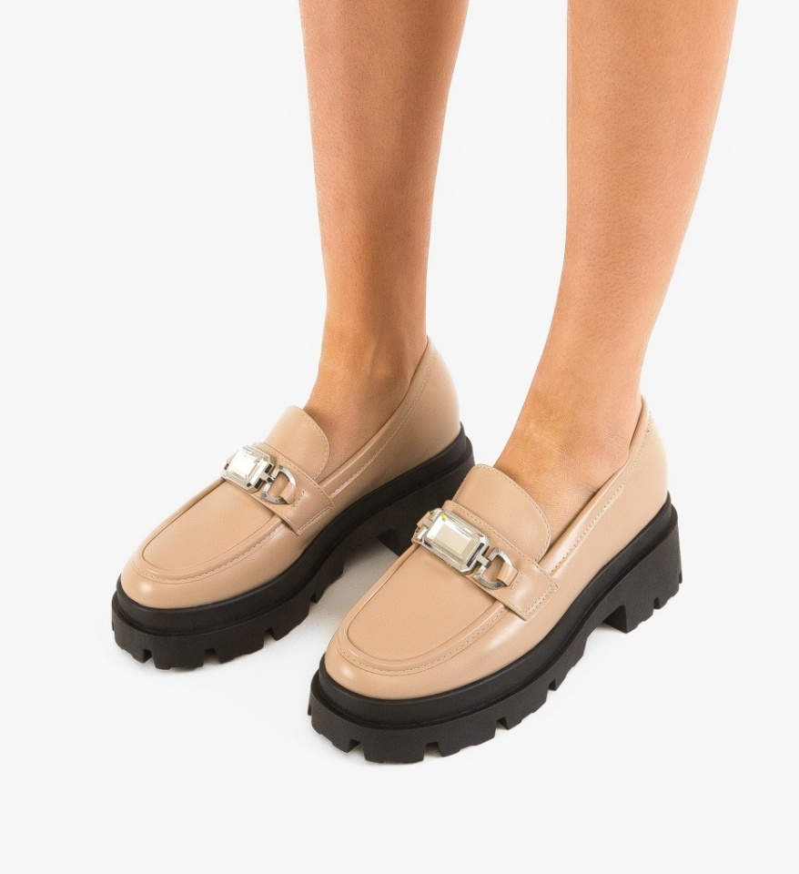 Pantofi Casual dama Kajus Khaki - Img 6