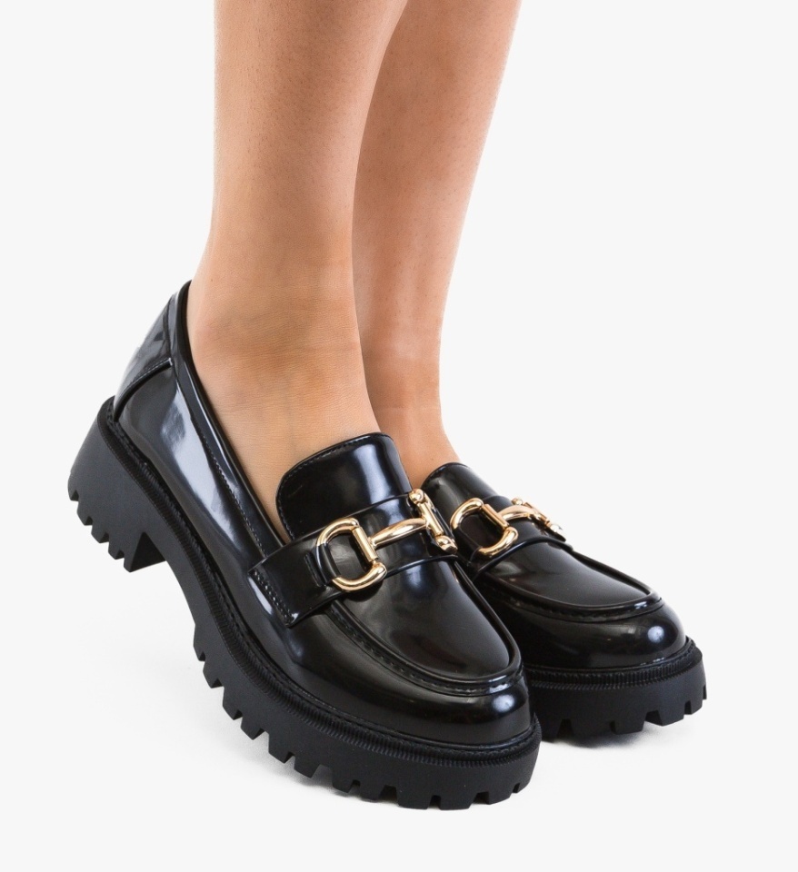 Pantofi casual dama Linese Negri - Img 5