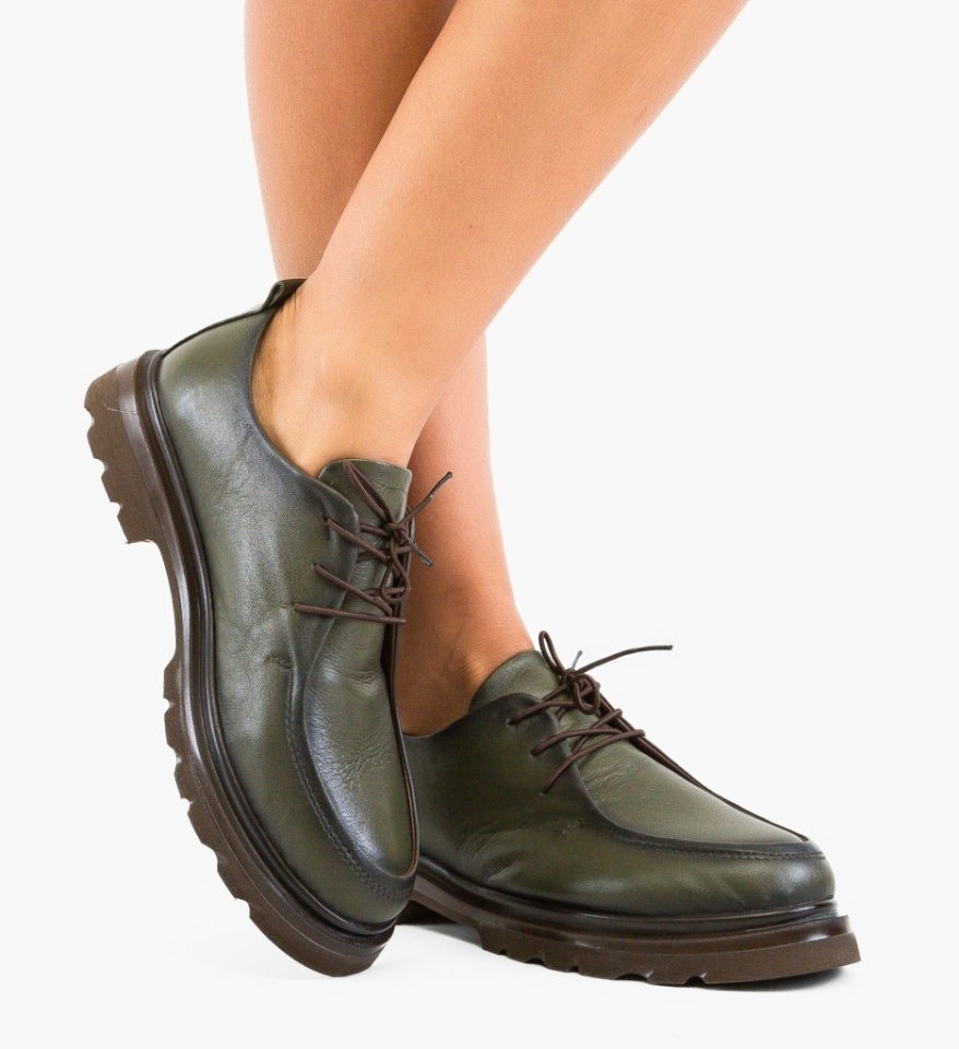 Pantofi casual dama Migo Khaki - Img 6