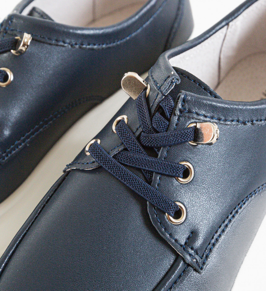 Pantofi Casual dama Naenia Bleumarin - Img 3