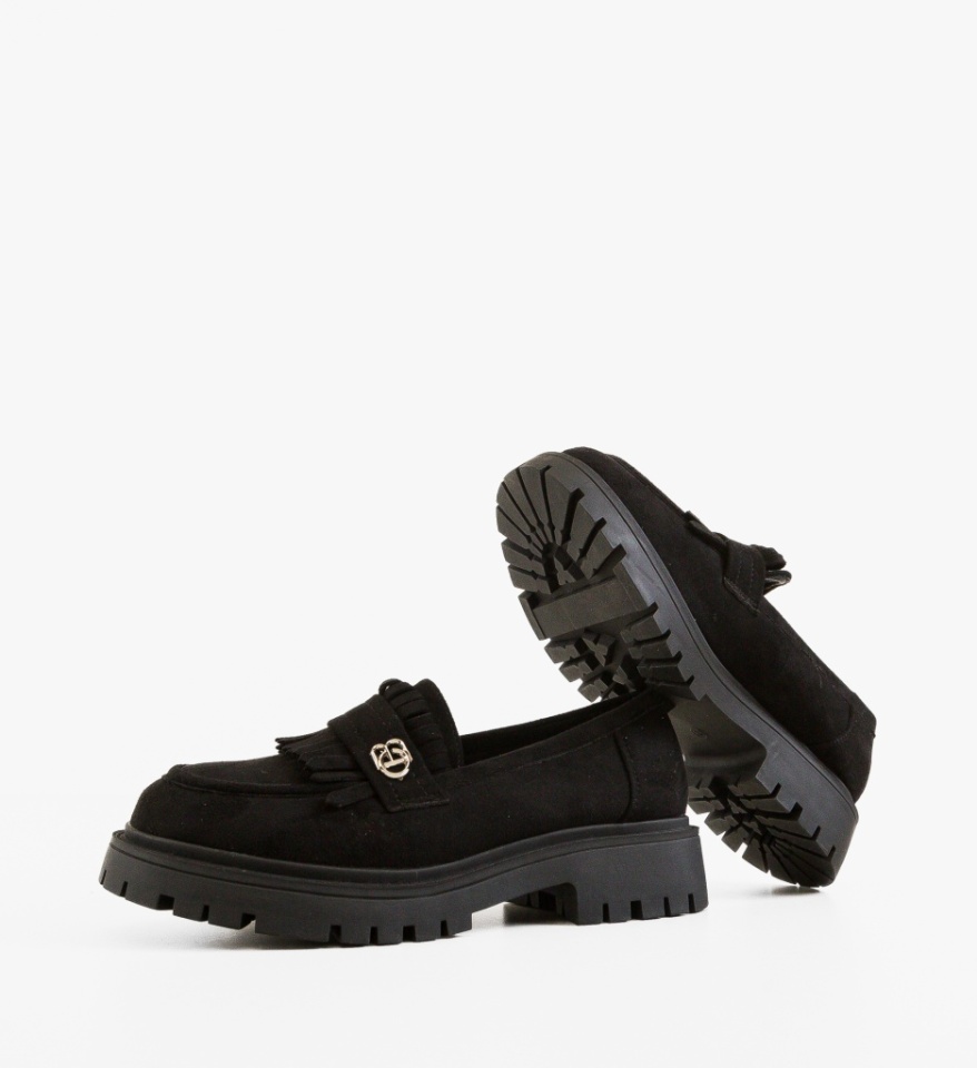 Pantofi Casual dama Obyne Negri - Img 4