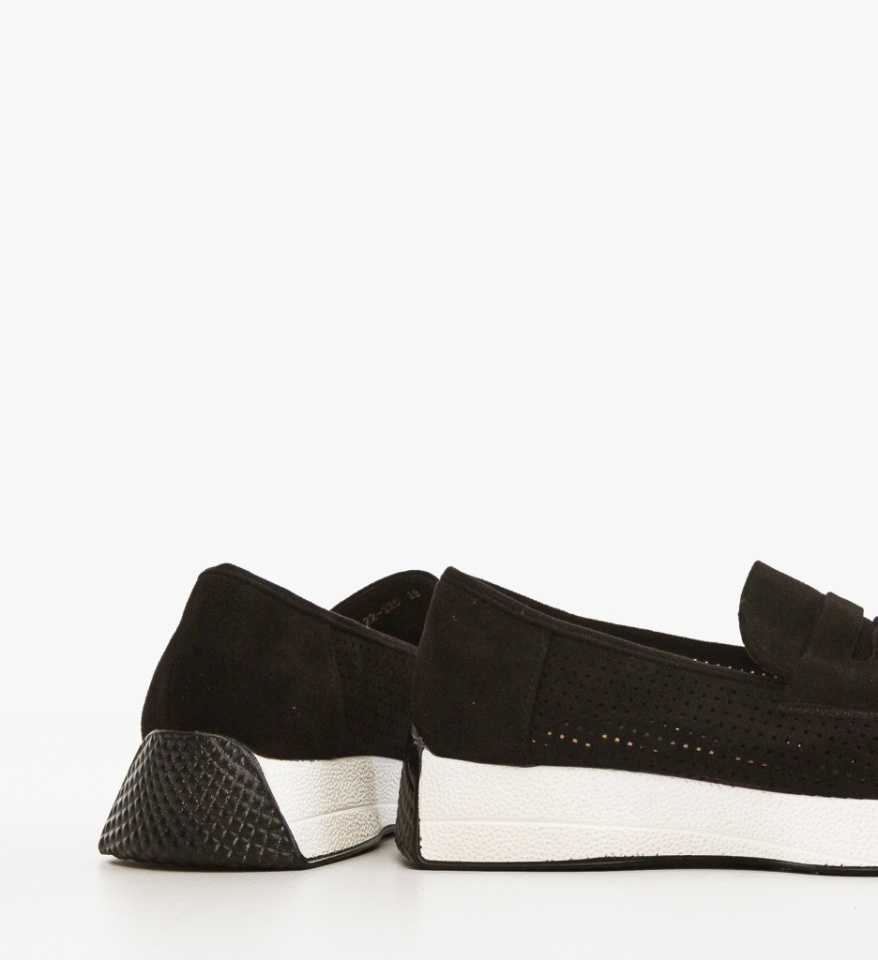 Pantofi casual dama Rose Negri - Img 4