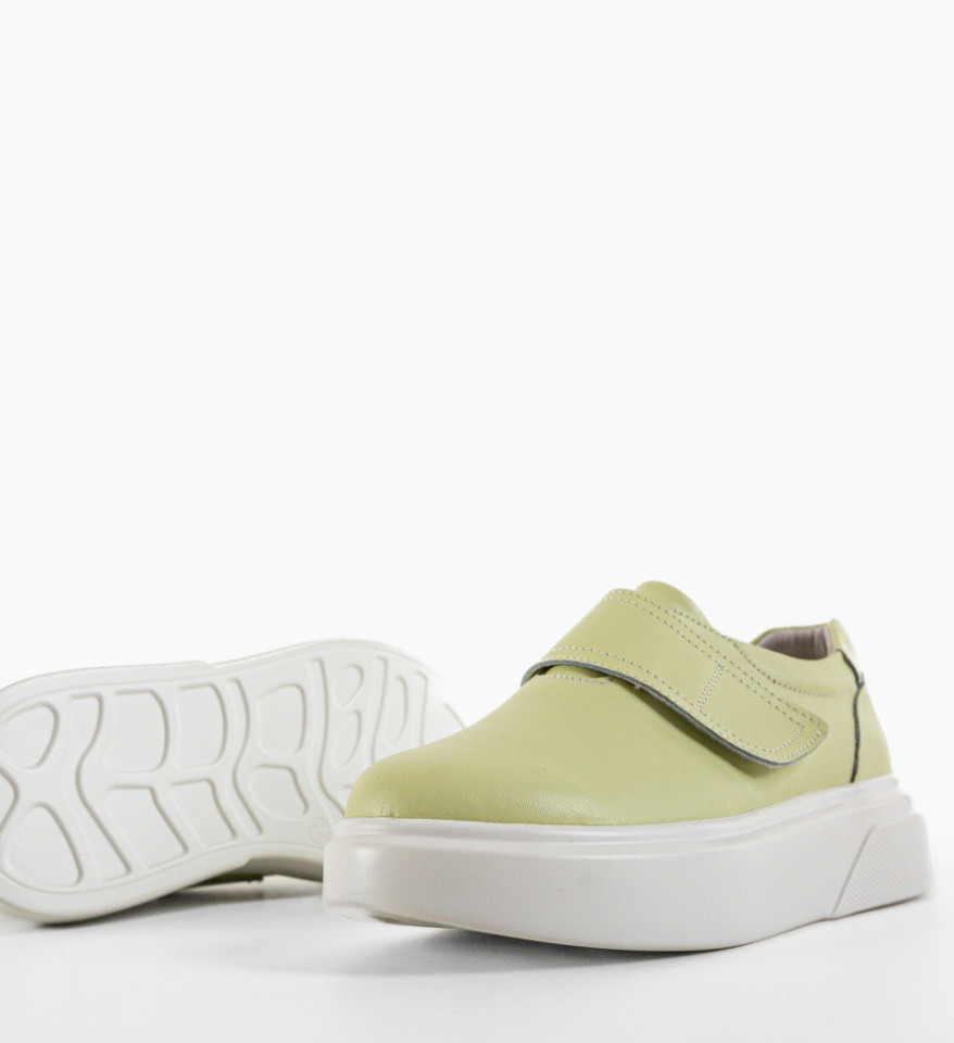 Pantofi Casual dama Slamet Galbeni - Img 3