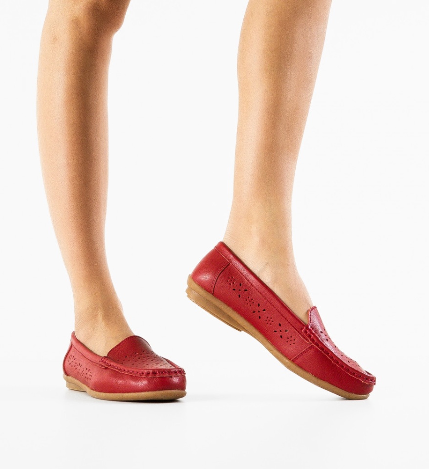 Pantofi Casual Debar Rosii - Img 6