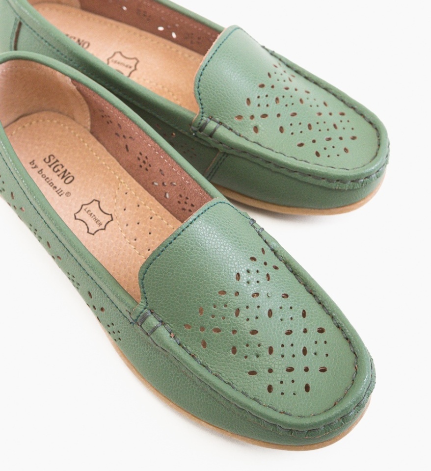 Pantofi Casual Debar Verzi 2 - Img 3
