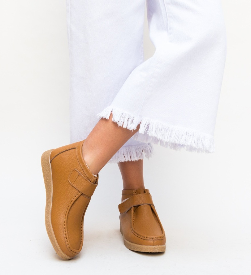 Pantofi Casual Debir Camel - Img 9