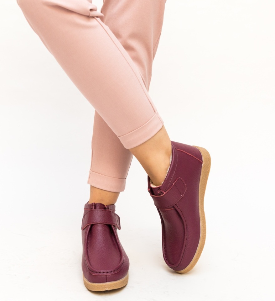 Pantofi Casual Debir Grena - Img 10