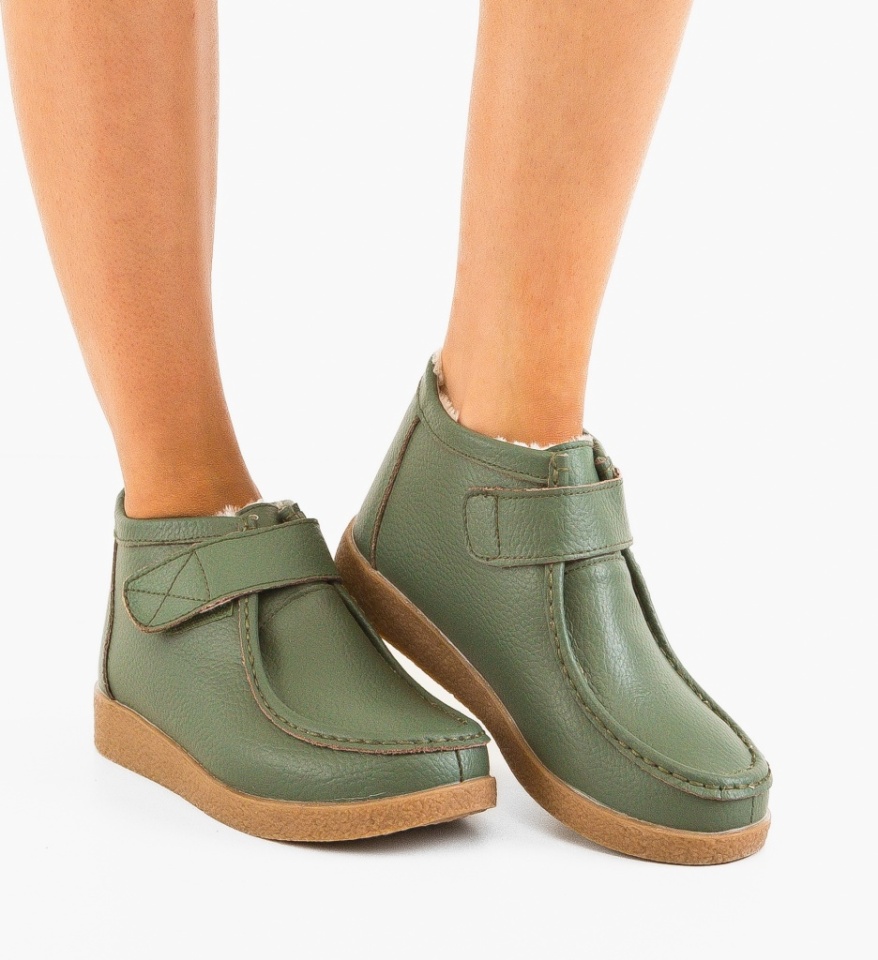 Pantofi Casual Debir Verzi - Img 6