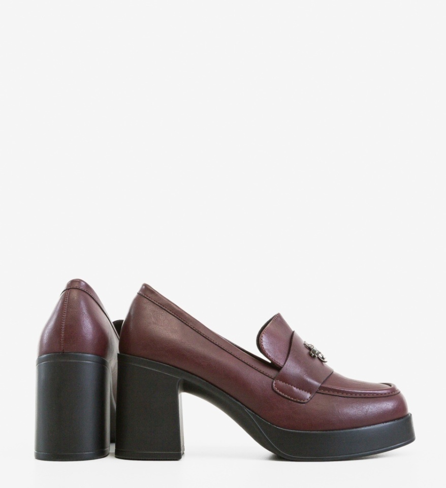 Pantofi Casual Diamus Grena - Img 3