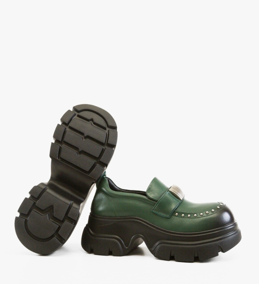 Pantofi Casual Dougla Verzi - Img 2