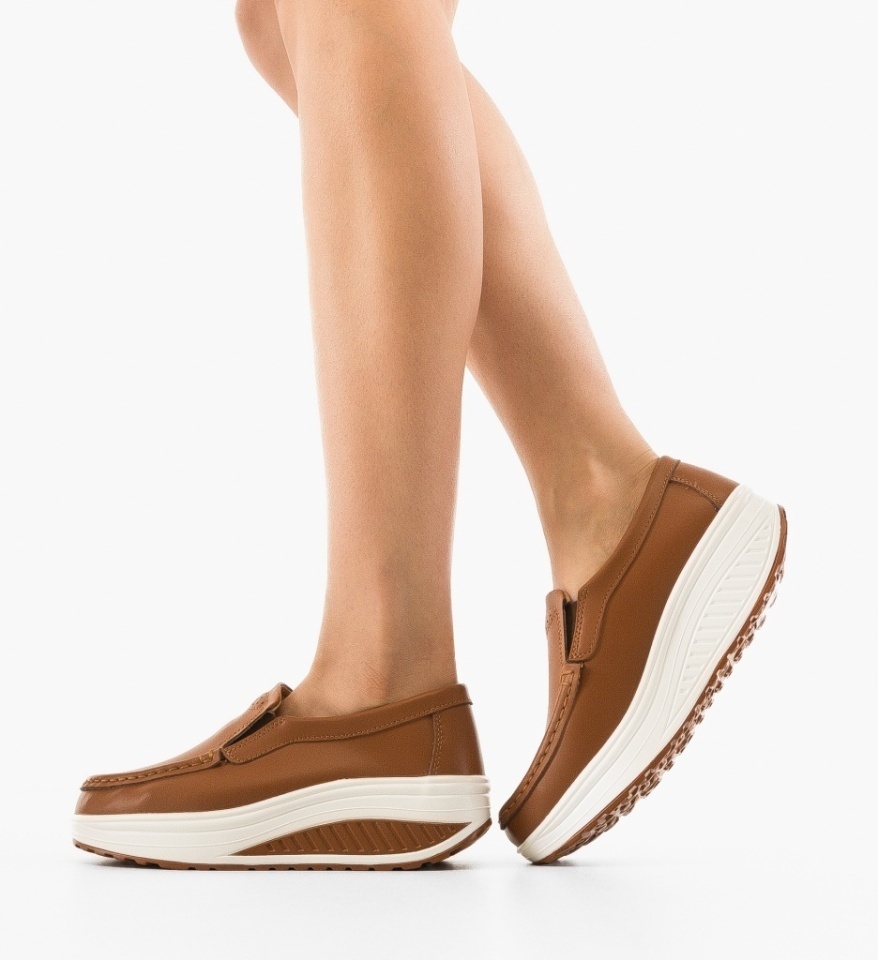 Pantofi Casual Eliot Camel - Img 4