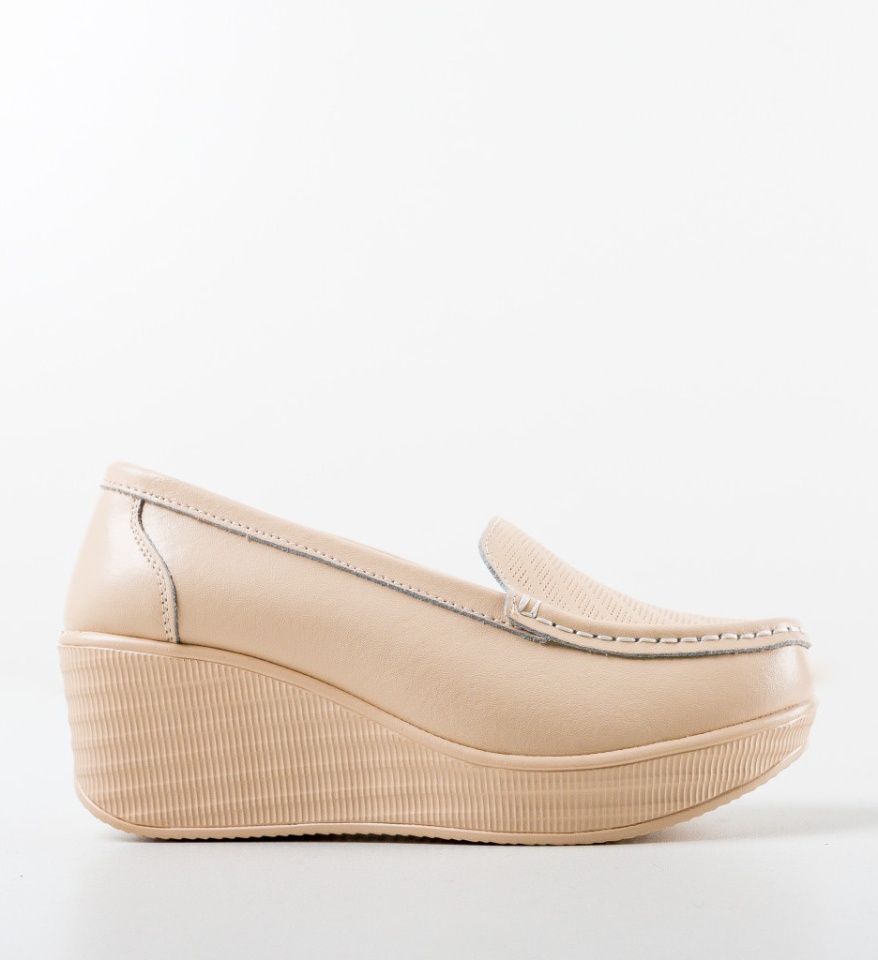 Pantofi Casual Ely Bej - Img 7