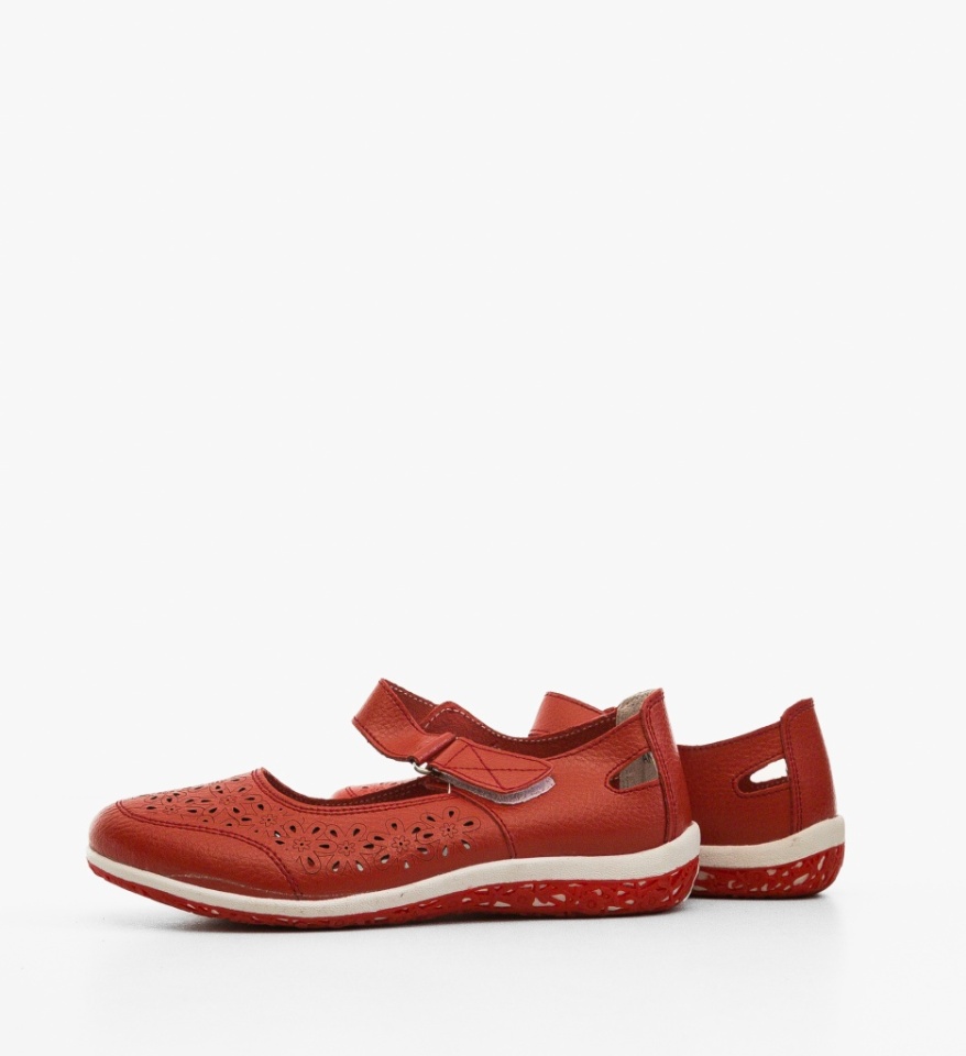 Pantofi Casual Fayvel Rosii - Img 2