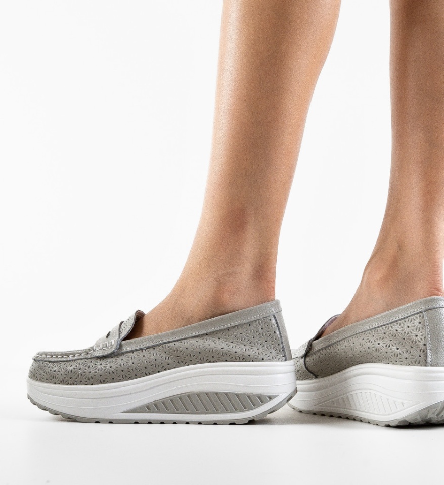 Pantofi Casual Fyrya Gri - Img 6