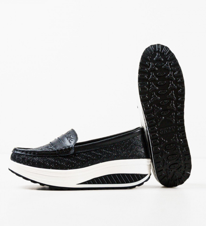 Pantofi Casual Fyrya Negri - Img 3