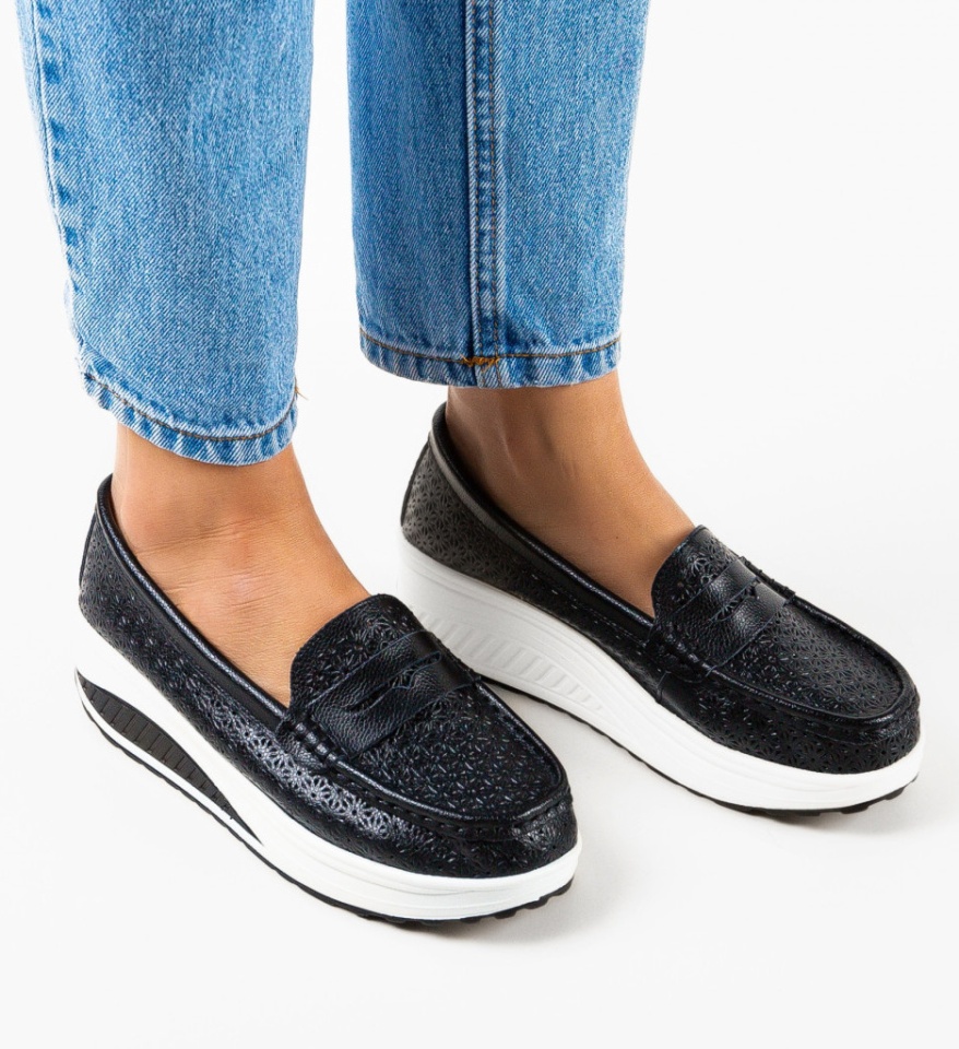 Pantofi Casual Fyrya Negri - Img 4