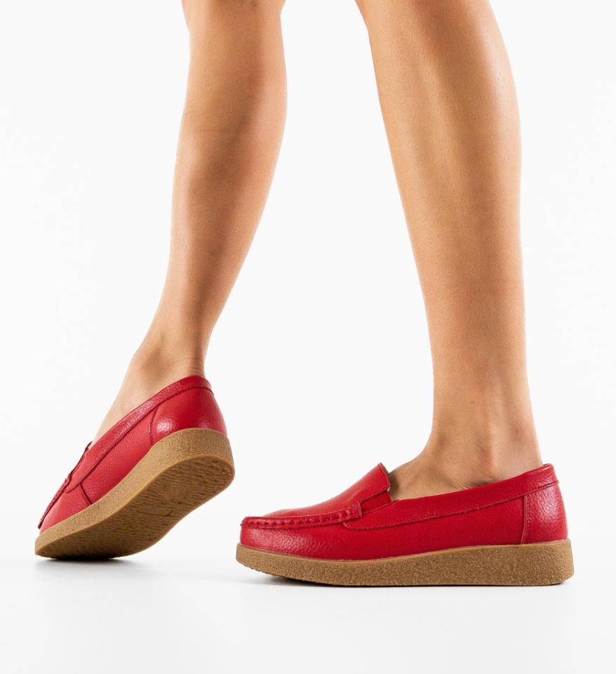 Pantofi Casual Givy Rosii - Img 4