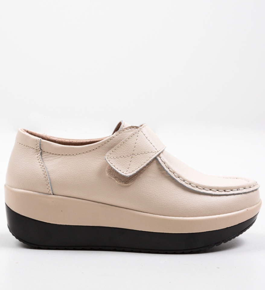 Pantofi Casual Groma Bej - Img 16