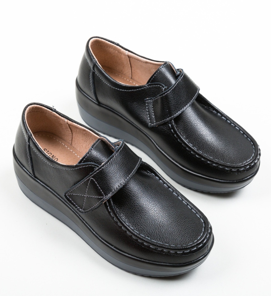 Pantofi Casual Groma Negri - Img 10