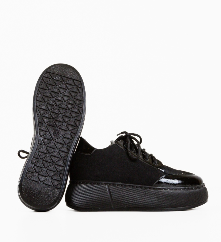Pantofi Casual Gron Negri 2 - Img 3