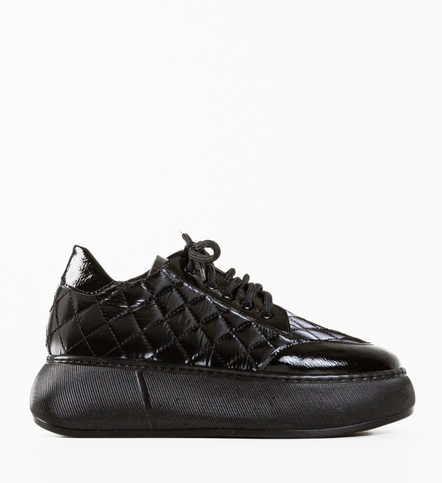 Pantofi Casual Gron Negri - Img 2