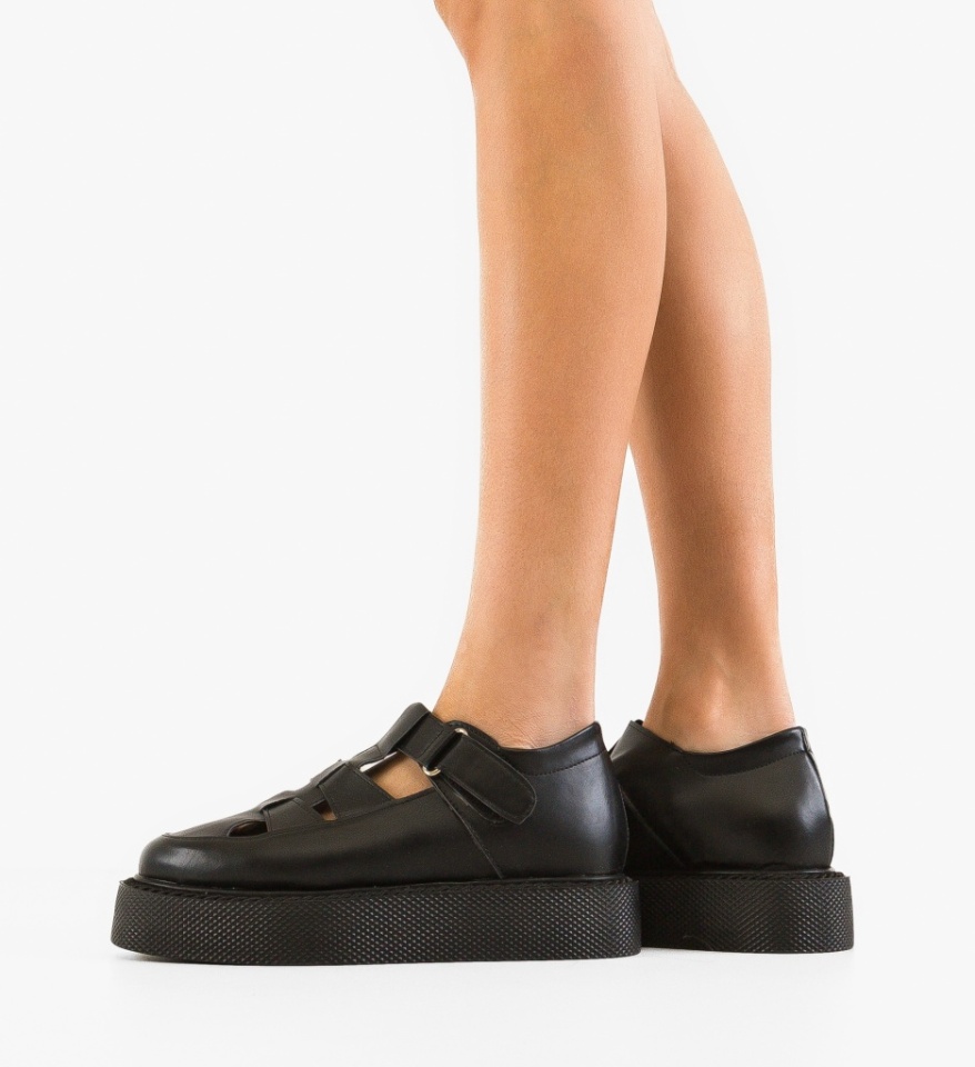 Pantofi Casual Gryndy Negri - Img 6