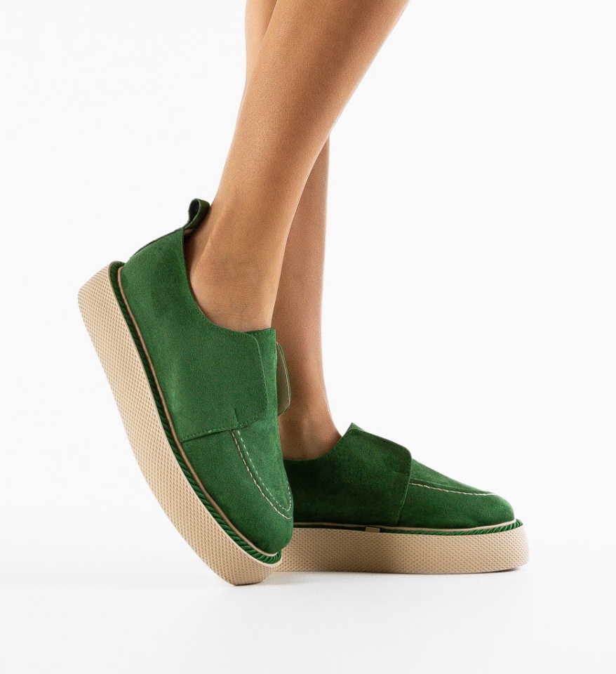 Pantofi Casual Hayter Verzi - Img 5