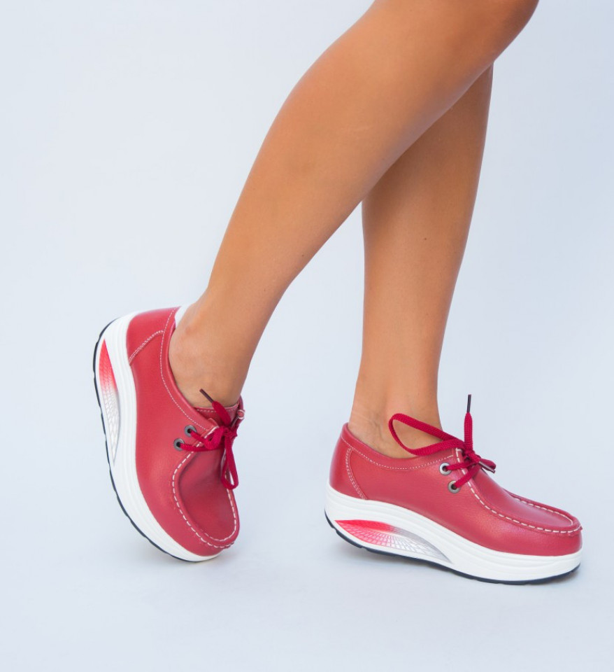 Pantofi Casual Heliade Rosii
