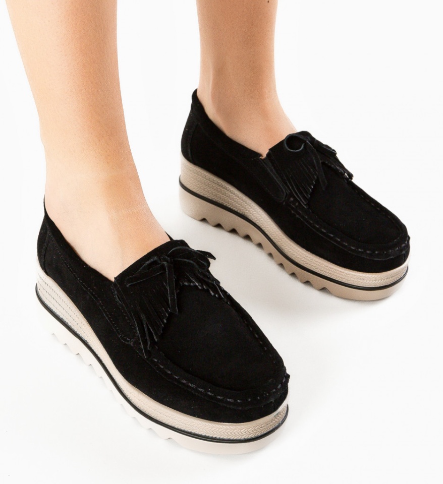 Pantofi Casual Hipok Negri - Img 4