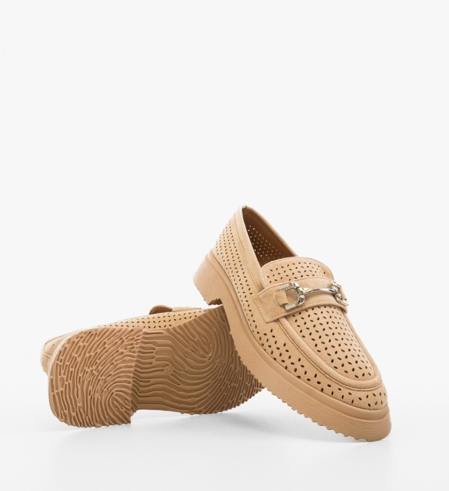 Pantofi Casual Irry Bej - Img 2