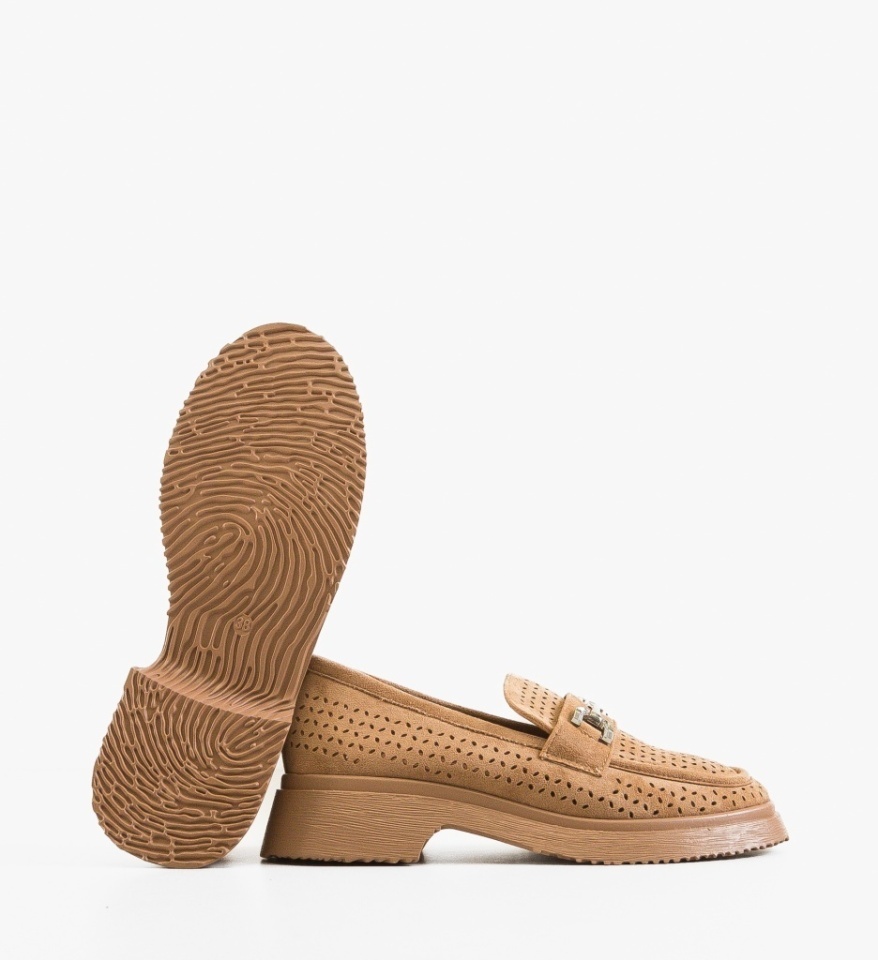 Pantofi Casual Irry Khaki - Img 4