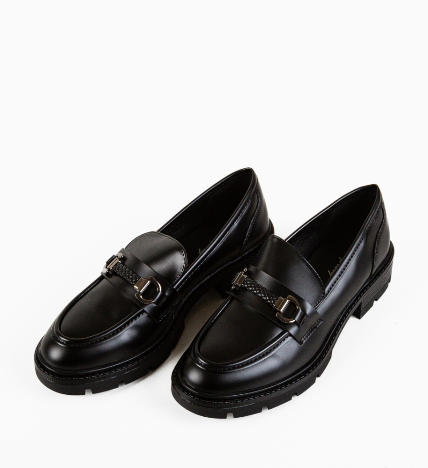 Pantofi Casual Itoro Negri - Img 4