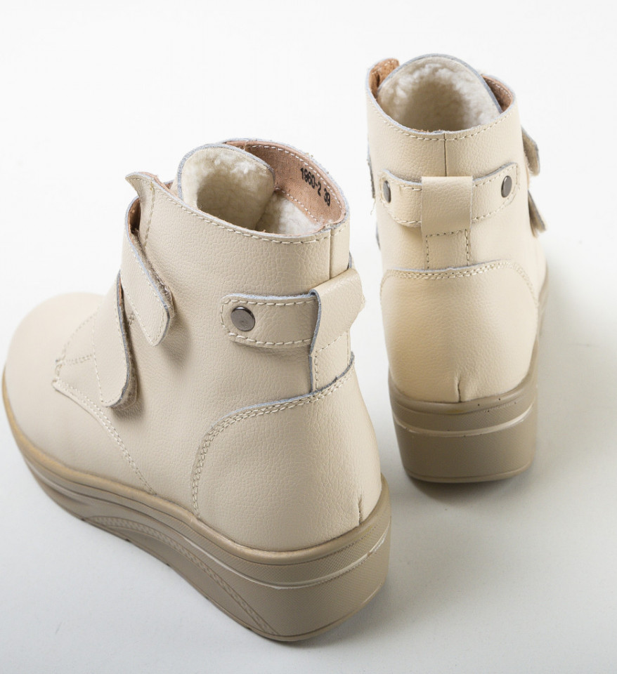 Pantofi Casual Jabal Bej - Img 4