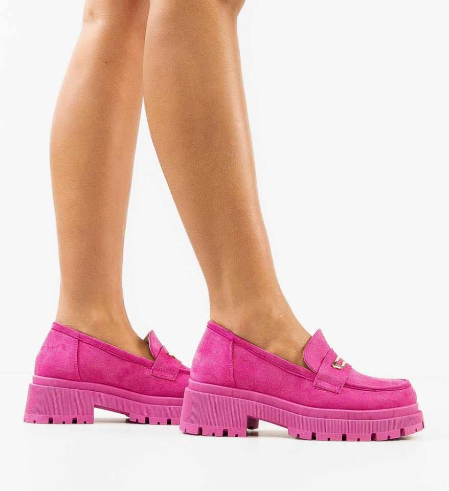 Pantofi Casual Jenny Fuchsia - Img 8