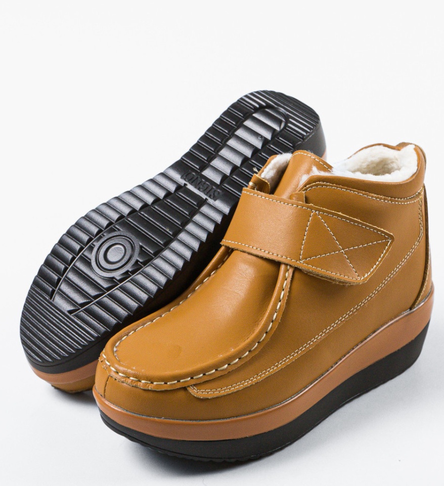 Pantofi Casual Jistry Camel - Img 10