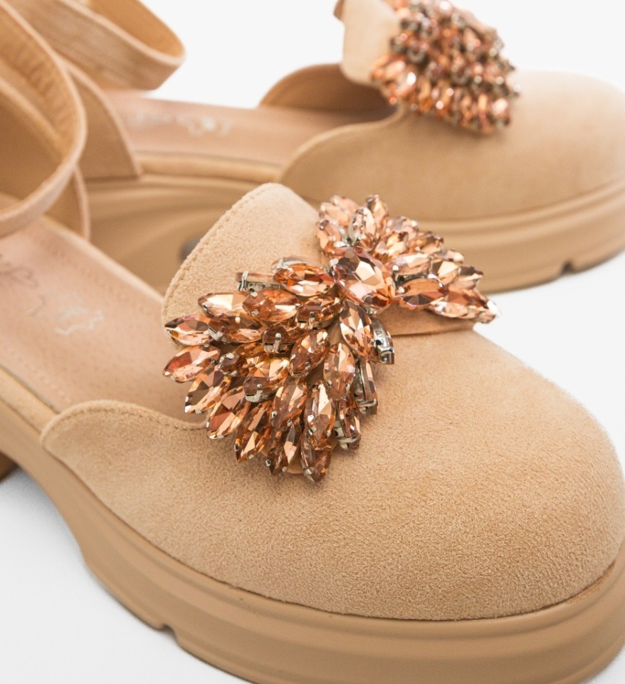 Pantofi Casual Jodet Bej - Img 2