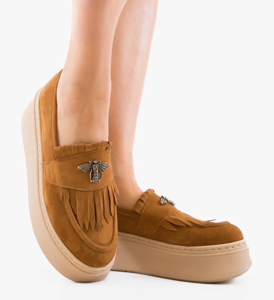 Pantofi Casual Kahun Camel - Img 2
