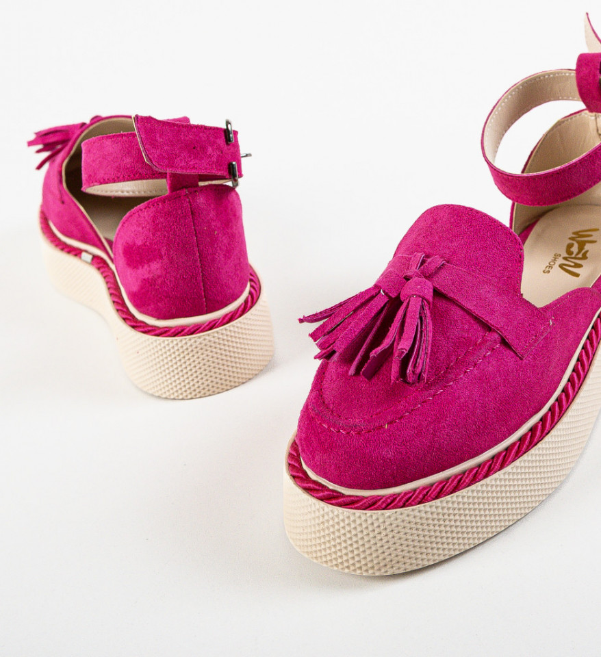 Pantofi Casual Kalin Fuchsia - Img 5