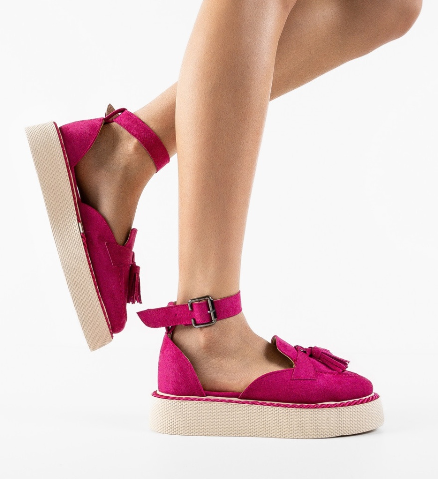 Pantofi Casual Kalin Fuchsia - Img 7
