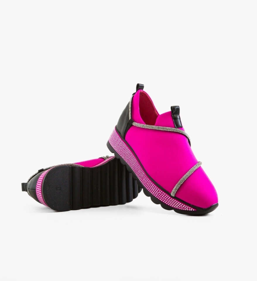 Pantofi Casual Kambe Fuchsia - Img 4