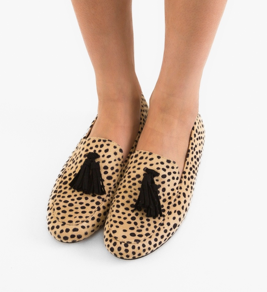 Pantofi Casual Kiran Animal Print - Img 6