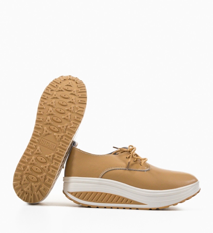 Pantofi Casual Kleak Bej - Img 3