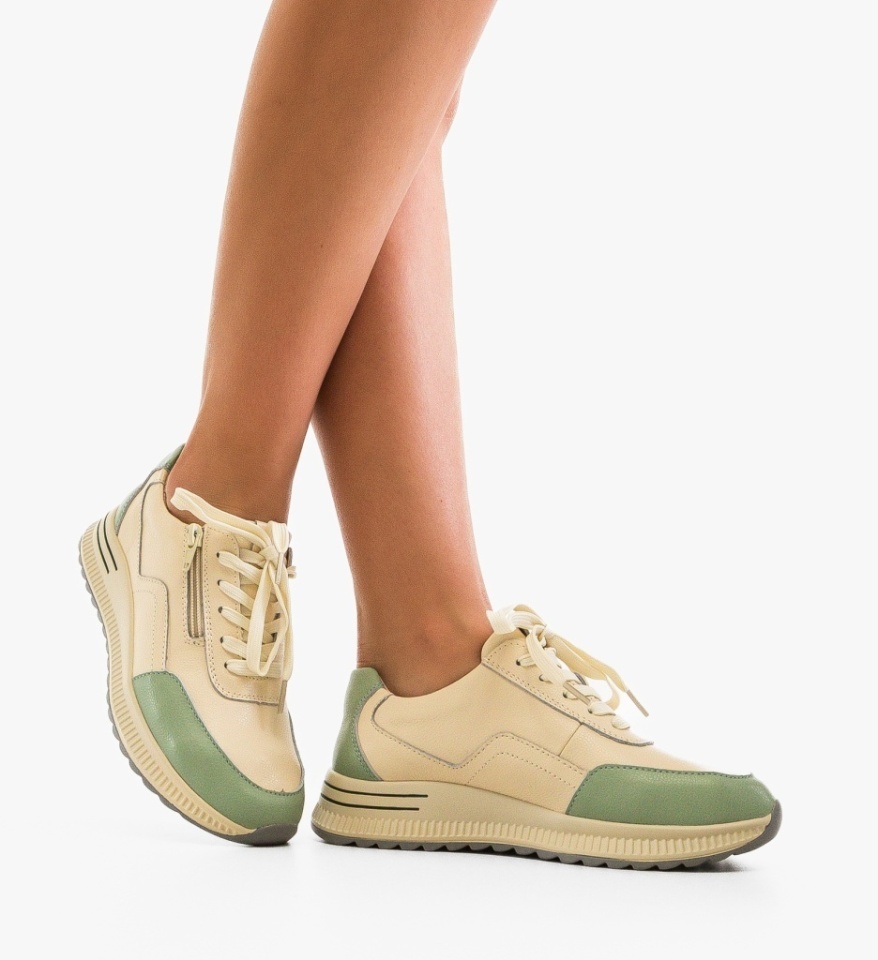 Pantofi Casual Koalka Bej 4 - Img 4