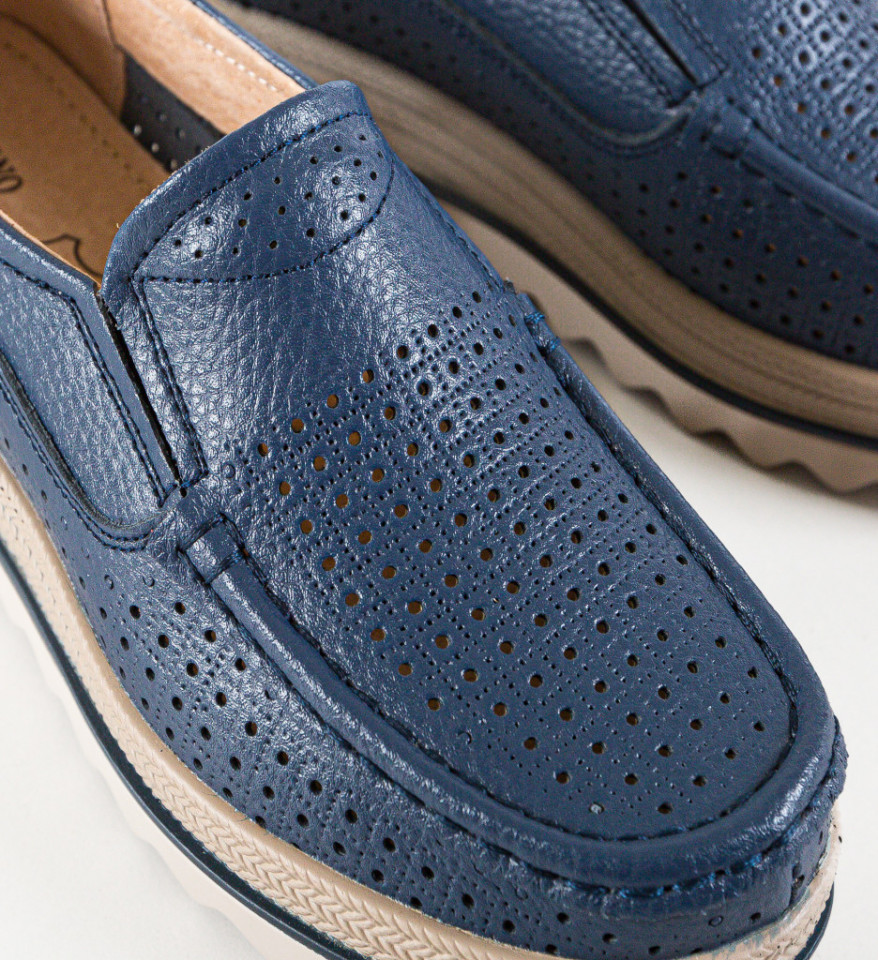 Pantofi Casual Krat Bleumarin - Img 4